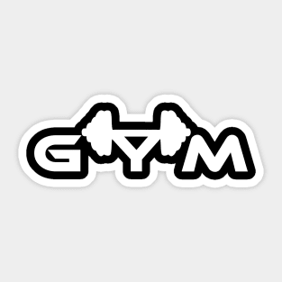 Gym Weight Lifting - Best Fitness Gifts - Funny Gym Sticker